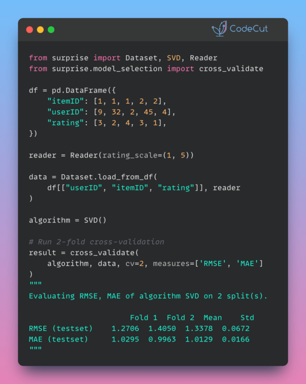 How to Build a Recommendation Engine Using Surprise in Python | CodeCut