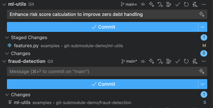 VS Code Submodules