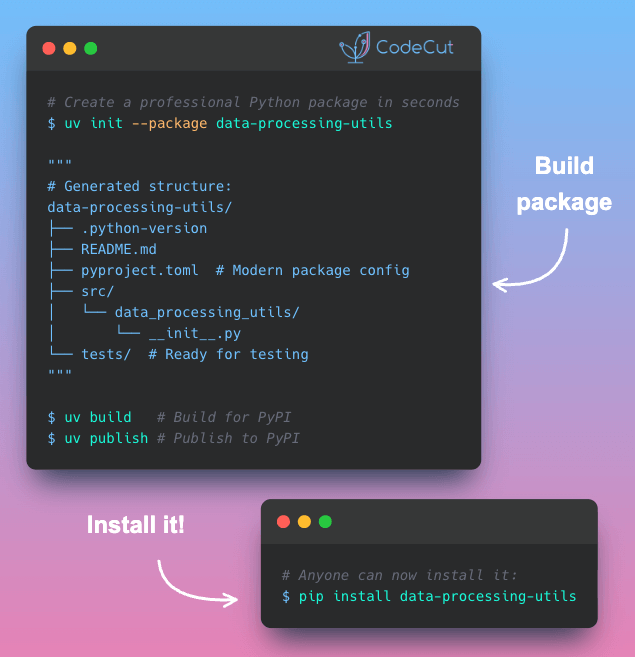 Code example: Build Professional Python Packages with UV --package